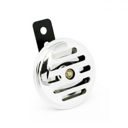 MCS Custom Mini-Horn, 2.5"/ 65mm. 100 Db. Chrome Slotted