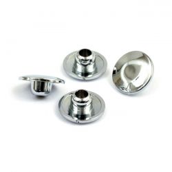 MCS Push-In Mushroom Allen Head Plugs 5/16". Chrome