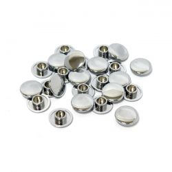 MCS Push-In Mushroom Allen Head Plugs M10. Chrome