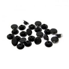MCS Push-In Mushroom Allen Head Plugs 5/16". Black