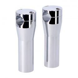 MCS Early Style Risers. 5" Rise. Chrome