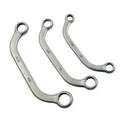 MCS Curved Box End Wrench Set. 3-Piece