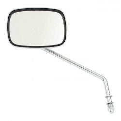 MCS Late OEM Style Mirror, Long Stem, Right Side. Chrome