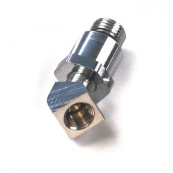 MCS Fitting Kit, Oil Gauge. Chrome