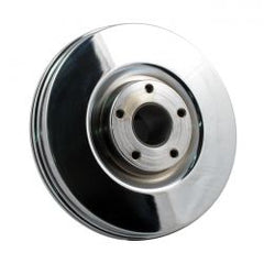 MCS Brake Drum Front, Chrome