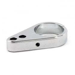 MCS 2-Piece Frame Cable Clamp. Throttle/Idle. Chrome