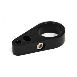 MCS 2-Piece Frame Cable Clamp. Throttle/Idle/Brake. Black
