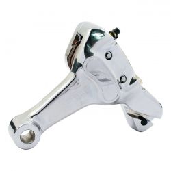 MCS Brake Caliper & Bracket Assembly, Rear. Chrome