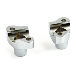 MCS OEM Type Style Risers, Non Threaded. 1-3/4" Rise. Chrome