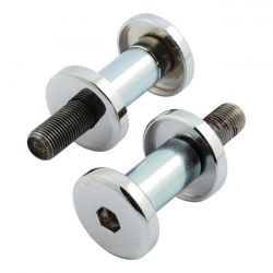MCS Custom Smooth Riser Mount Kit. Chrome, 1/2-20 Threaded