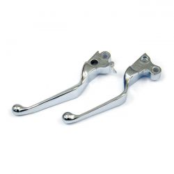 MCS Std Style Handlebar Lever Set, Chrome