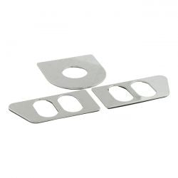 MCS Chrome Ignition & Switch Cover Set 3Pcs