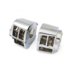 MCS Switch Housing Set, Smooth. Chrome