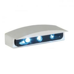 MCS Micro Led License Plate Light, Silver Housing