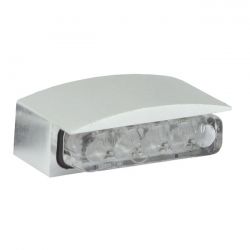 MCS Mini Led License Plate Light, Silver Housing