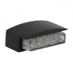 MCS Mini Led License Plate Light, Black Housing