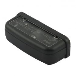 MCS License Plate Light Stockk, Black. ECE Appr.