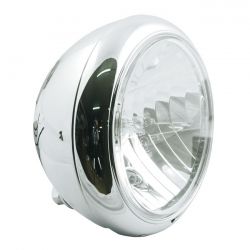 MCS 7" Gladiator FL Style H4 Headlamp. Chrome