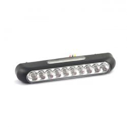 MCS Ledline, Led Taillight. Black. Clear Lens