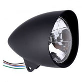 MCS Classic I 5-3/4" Headlamp. With Visor. Black