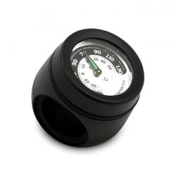 MCS Handlebar Mounted Thermometer. Black