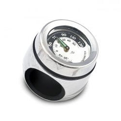 MCS Handlebar Mounted Thermometer. Chrome