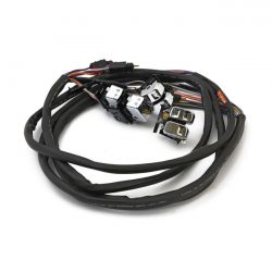 MCS Handlebar Switch & Wiring Kit. Radio/Cruise. Led. Chrome