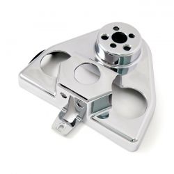 MCS Flhr Handlebar Cover, For 1-1/4" Apehangers. Chrome