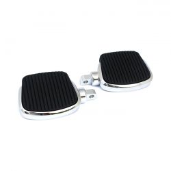 MCS Mini Floorboard Kit. 4" Long. Chrome