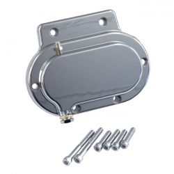 MCS Transmission End Cover Smooth, Hydraulic. Chrome