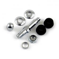 MCS Lower Shock Stud Kit Chrome
