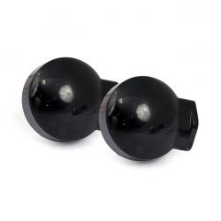 MCS 86-Up Style FL Led Turn Signals. Rear. Gloss Black