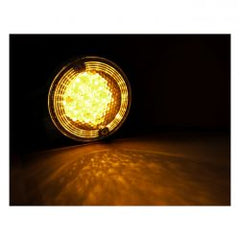 MCS 86-Up Style FL Led Turn Signals. Rear. Chrome