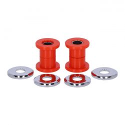 MCS Handlebar Damper Kit, Red Polyurethane