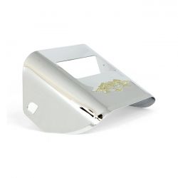 MCS 73-Up Taillight Visor. Embossed Eagle. Gold