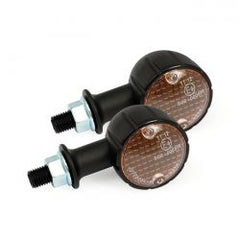 MCS Arizona, Halogen Turn Signals. Black. 20mm Stem