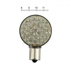 MCS Lollipop Flat Led Turn Signal Bulb. Amber