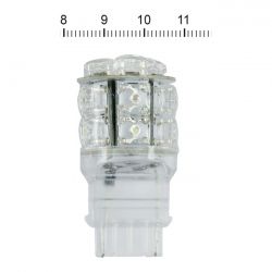 MCS Superflux #194 Led Miniature Bulb. White Light, Glass Base