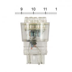 MCS Led Wedge Taillight/Turn Signal Bulb #3157 Base. White Light