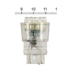MCS Led Wedge Taillight/Turn Signal Bulb #3157 Base. White Light