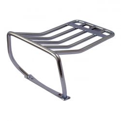 MCS Luggage Rack, For Bobbed Rear Fender. Chrome