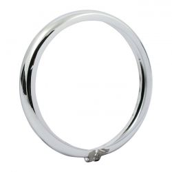 MCS Bates Style Headlamp Trim Ring. 4-1/2". Chrome