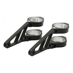 MCS Fingers, Adj. Headlamp Bracket Assembly 38-41mm. Black