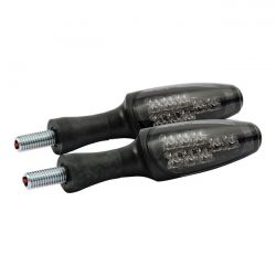 MCS Koso, Z1 Led Turn Signals. Black. Smoke Lens