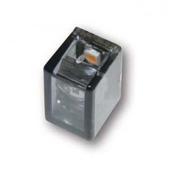MCS Cube-V Mini Turn Signals 2 Leds. Smoke Lens