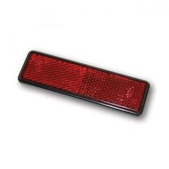 MCS Universal B-Seen Reflector. Rectangular. 94X28mm. Red