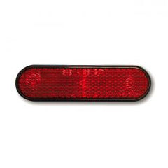 MCS Universal B-Seen Reflector. Rectangular/Round Corners. Red