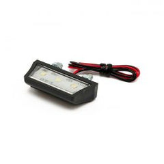 MCS Led License Plate Light Stratton, Black. ECE Appr.