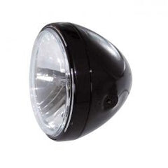 MCS Reno Ii 7" H4 Headlamp. With Halo Ring. Black