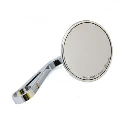 MCS Montana Round Mirror, Clamp-On, L&R. Chrome